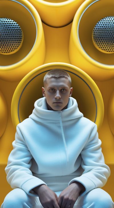 front-view-man-posing-futuristic-portrait